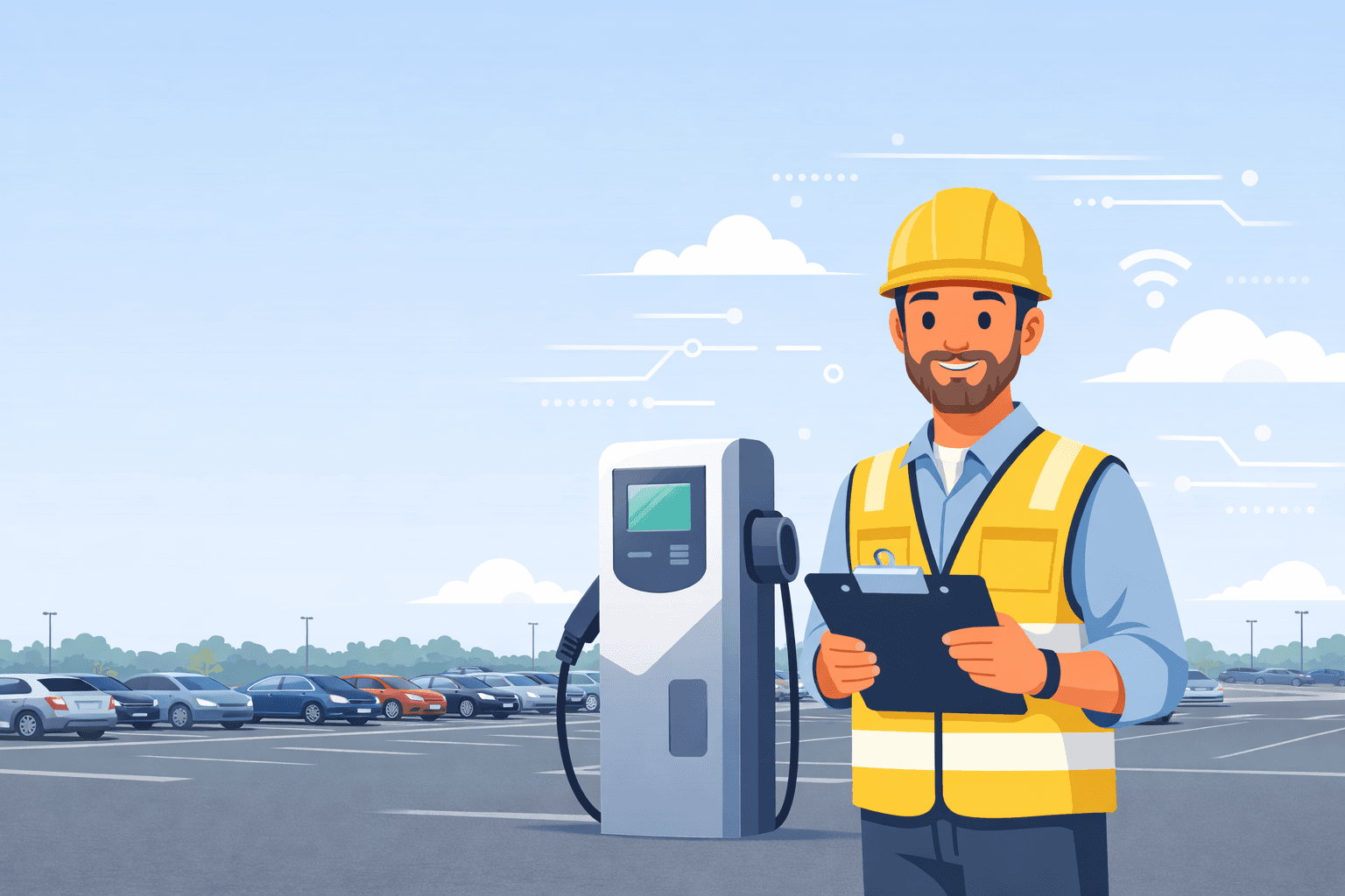 תצוגה מקדימה של Inspectra לבדיקות עמדות טעינה